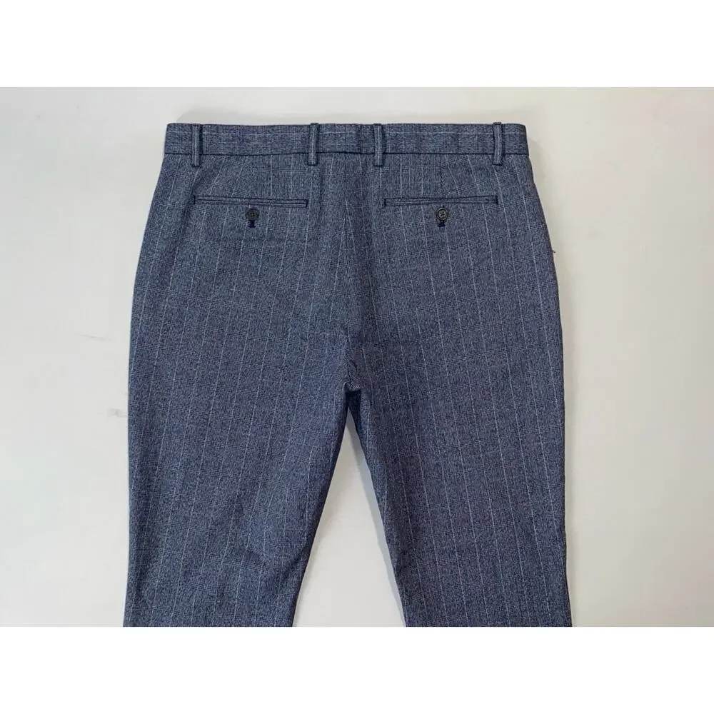 Banana Republic Slim Tapered Fit Stretch Poly-Cotton Chino Dress Pants. 36X29.